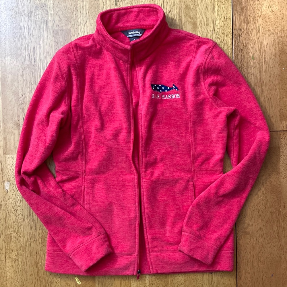 Women’s fleece zip jacket, size small